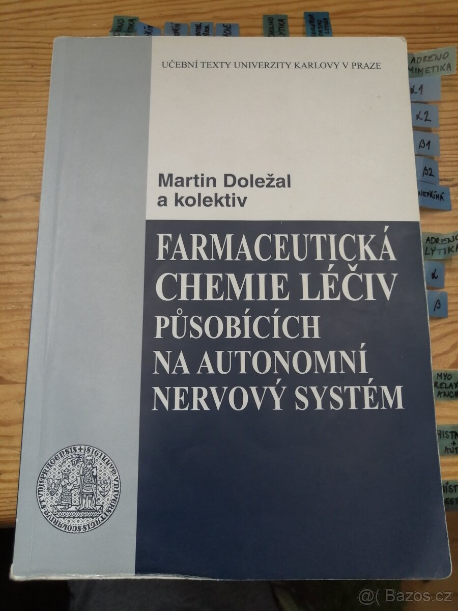 Farmaceutická chemie léčiv působících na autonomní NS