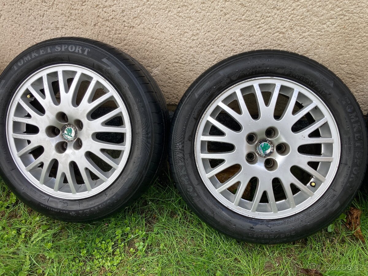 Originál Alu kola Škoda R16, ET 42