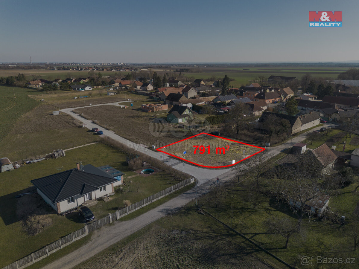 Prodej pozemku k bydlení, 791 m², Čilec