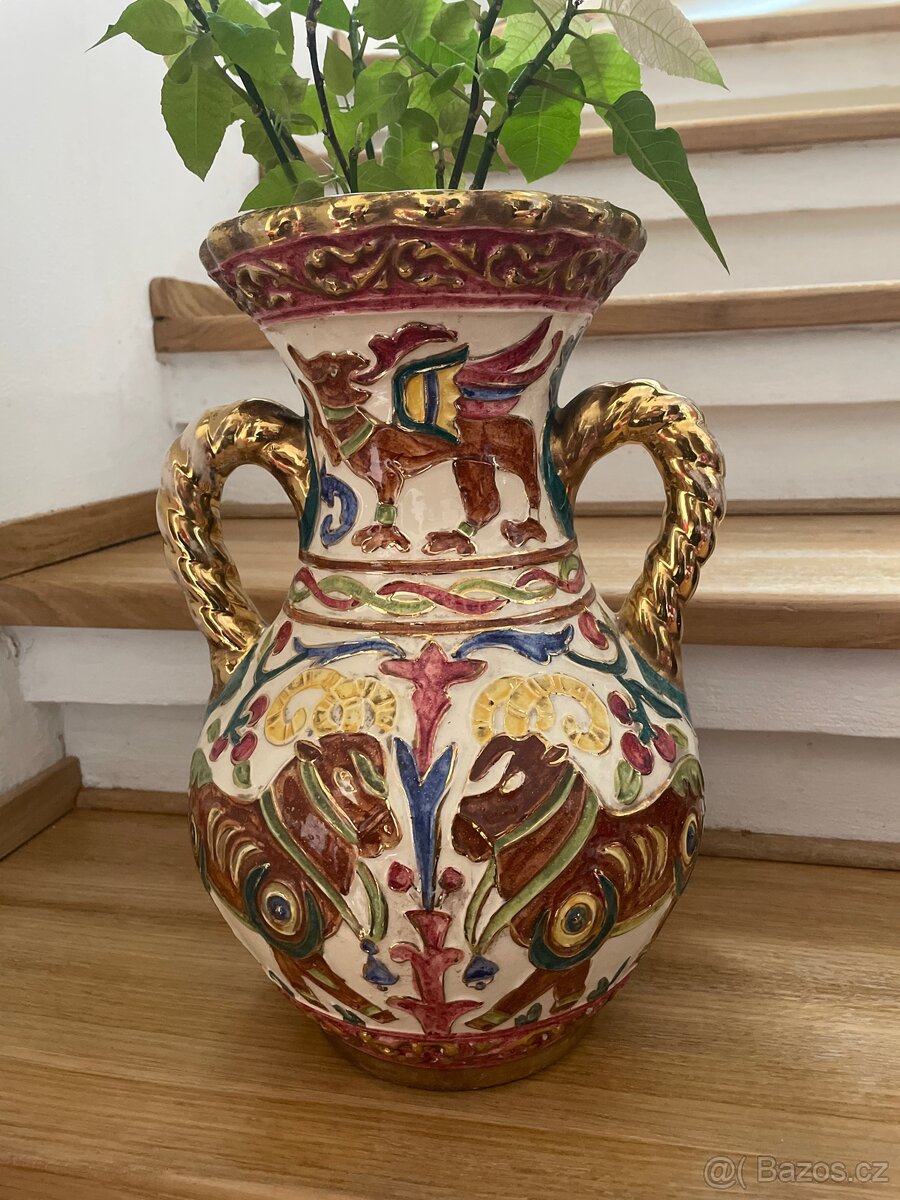 Velká váza, výška 37cm,značeno