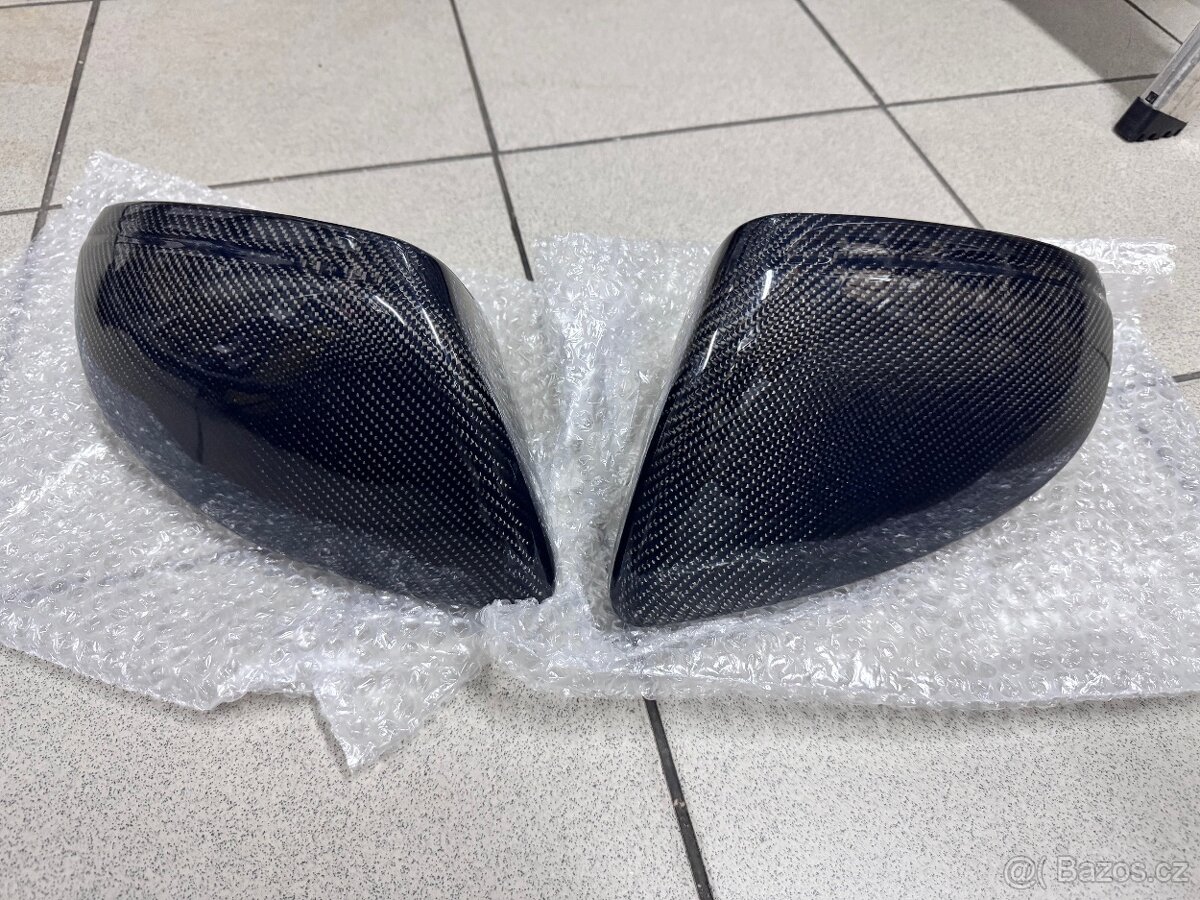 Karbonové kryty zrcátek Audi A6 S6 RS6 A7 S7 RS7 A8 S8 C8