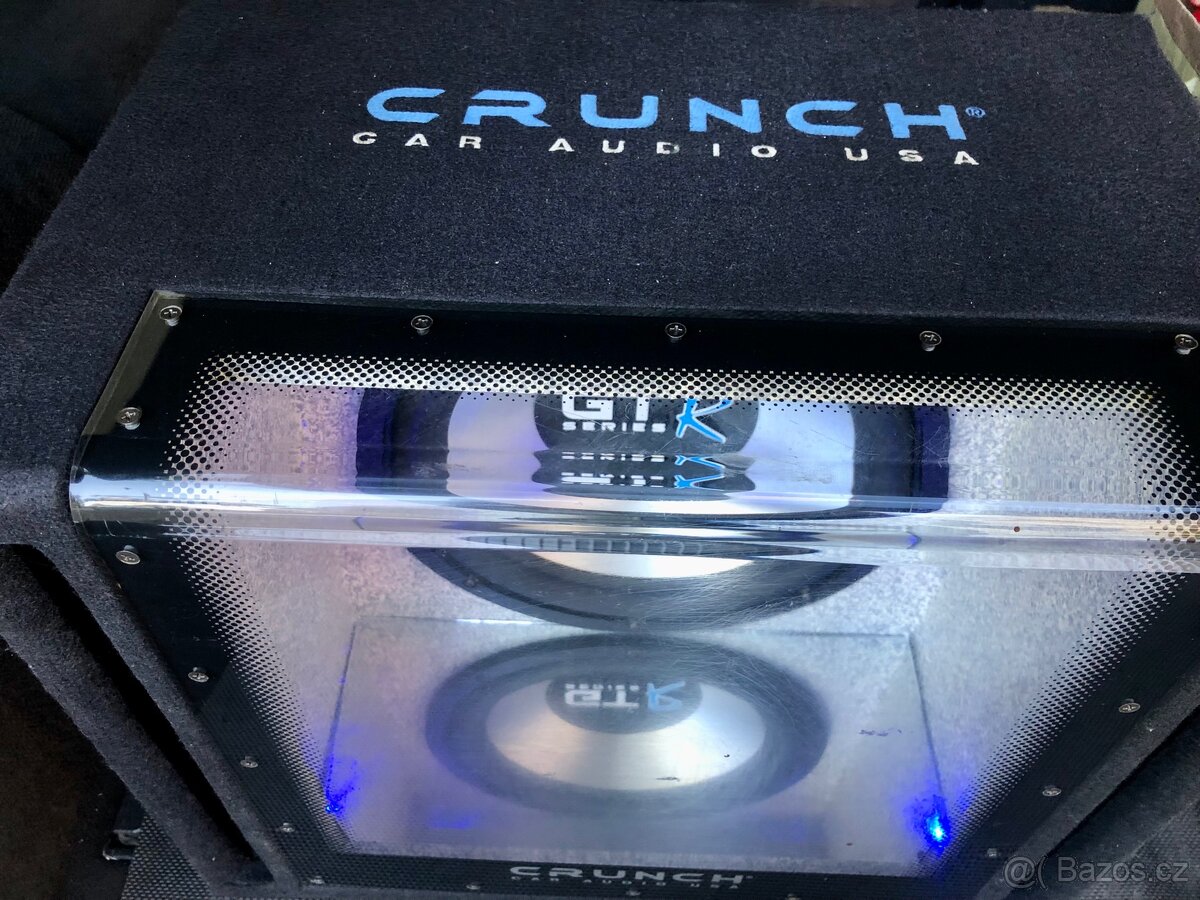 Subwoofer Crunch GTR series+ zesilovač