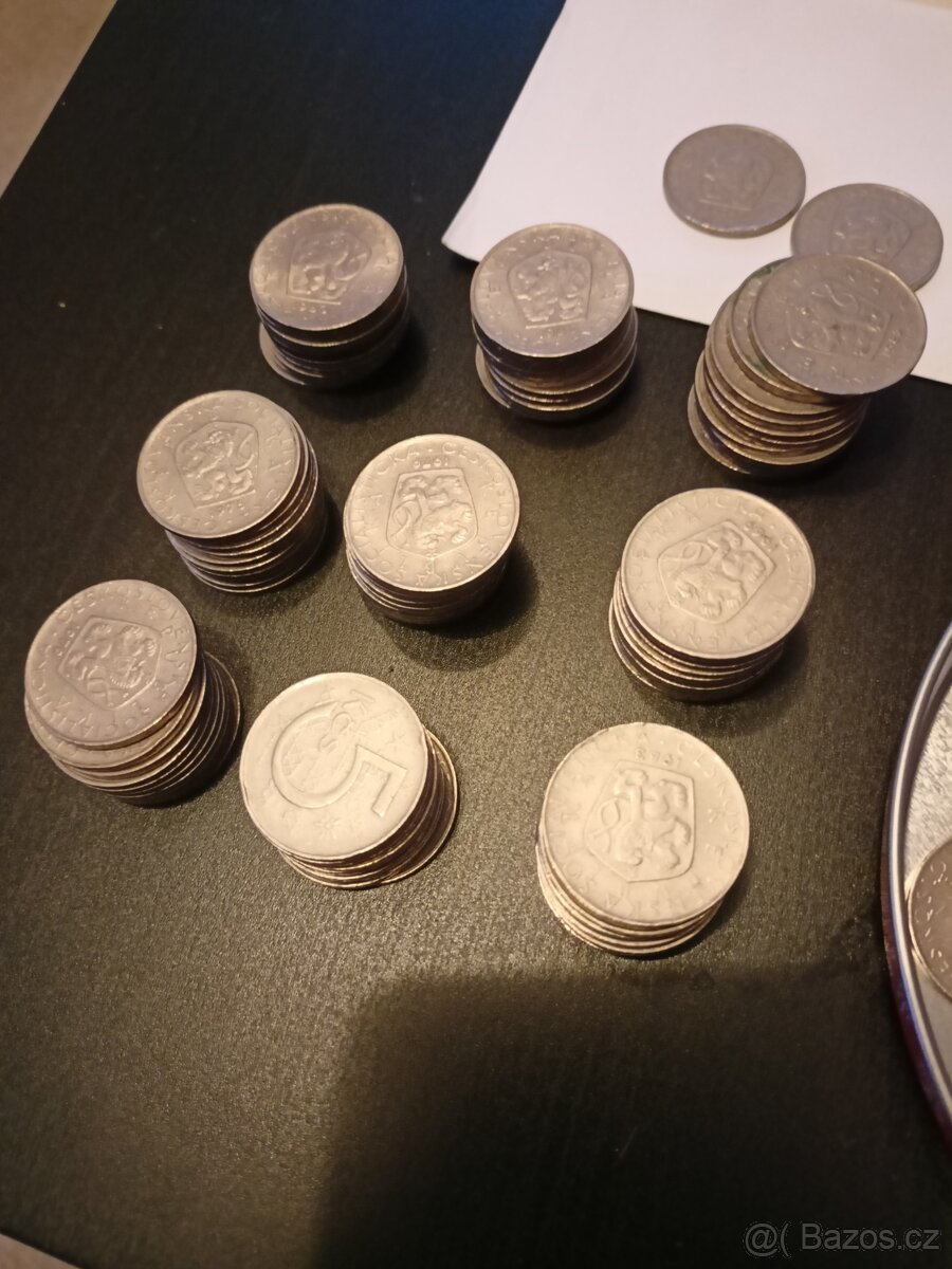 Mince 5 koruny 1960-1993 110ks