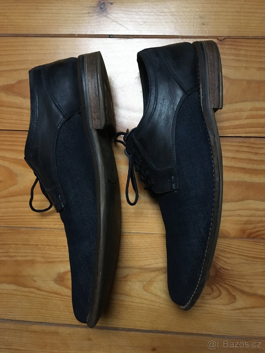 Pánské jeans a kožené polobotky 44