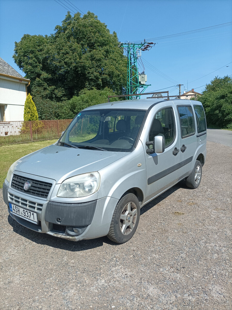 Fiat Doblo 1.9 JTD, 77kW, r.2008, 166 tis. km, nafta
