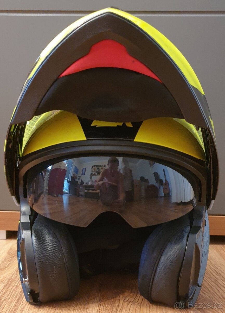 Vyklápěcí přilba na motorku Lazer MH2 V'sible