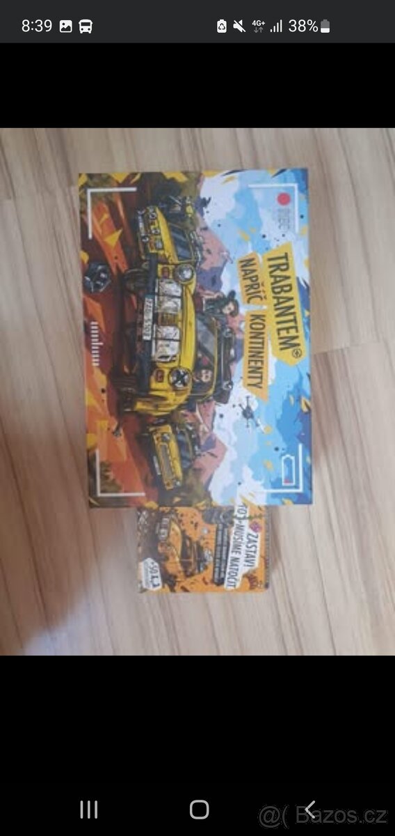 Desková hra Trabantem napříč kontinenty s rozšířením
