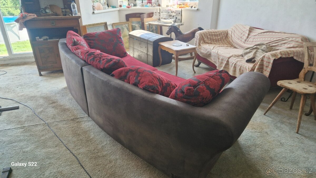 🛋️ Použitá designová sofa v landscape stylu – 320 cm, sleva