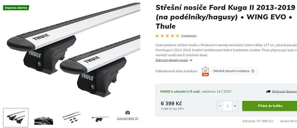 Střešní nosiče