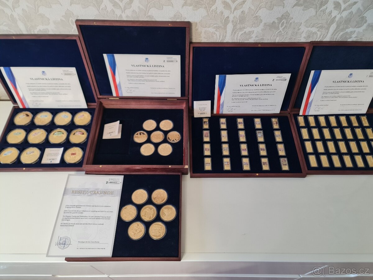 LUXUSNÍ Pozlacené cihličky korunovační klenoty