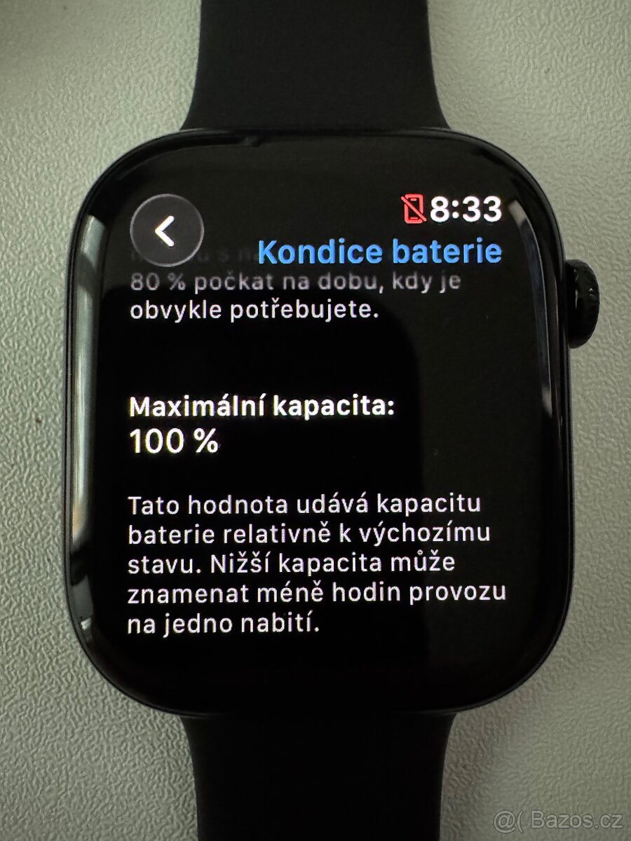 Apple Watch 10 46mm, 100% baterie