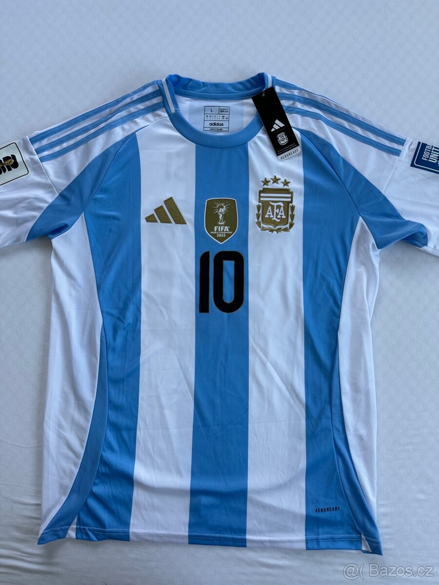 Adidas Argentina Fotbalový dres Messi #10 XL