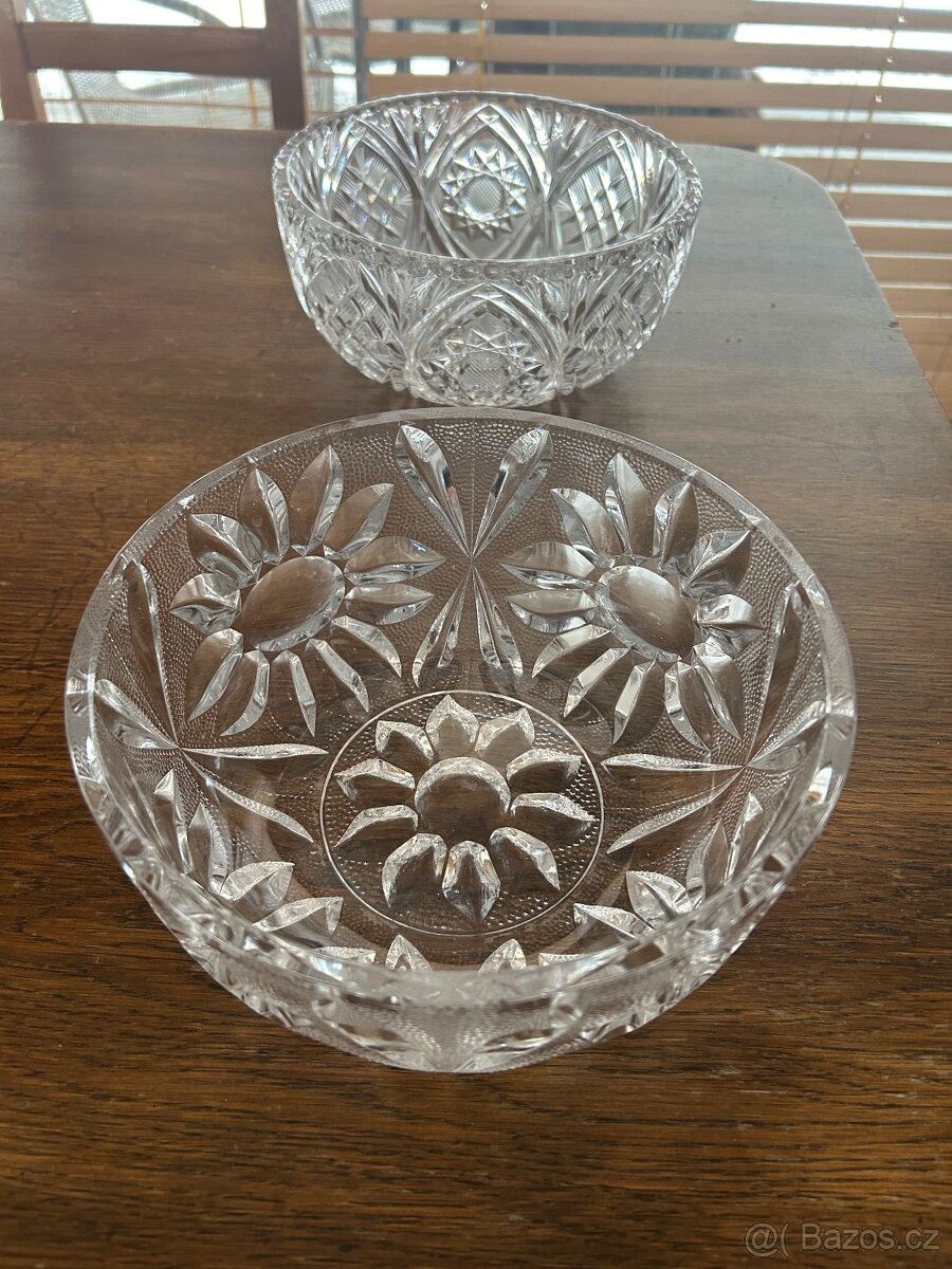 Broušené vázy,velké