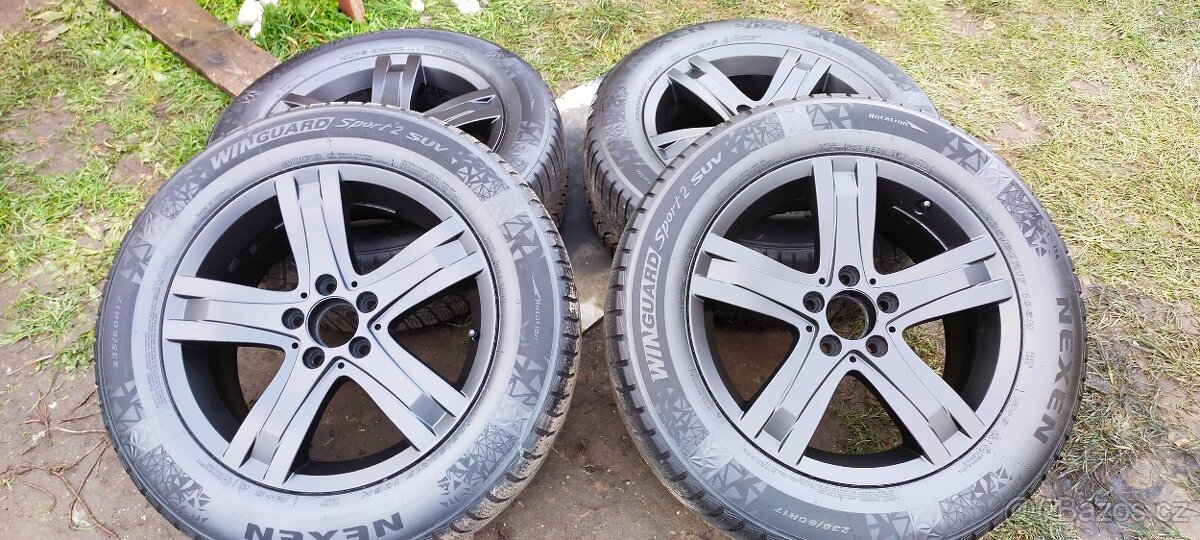 ALU kola 5x112 r17 zimní pneu