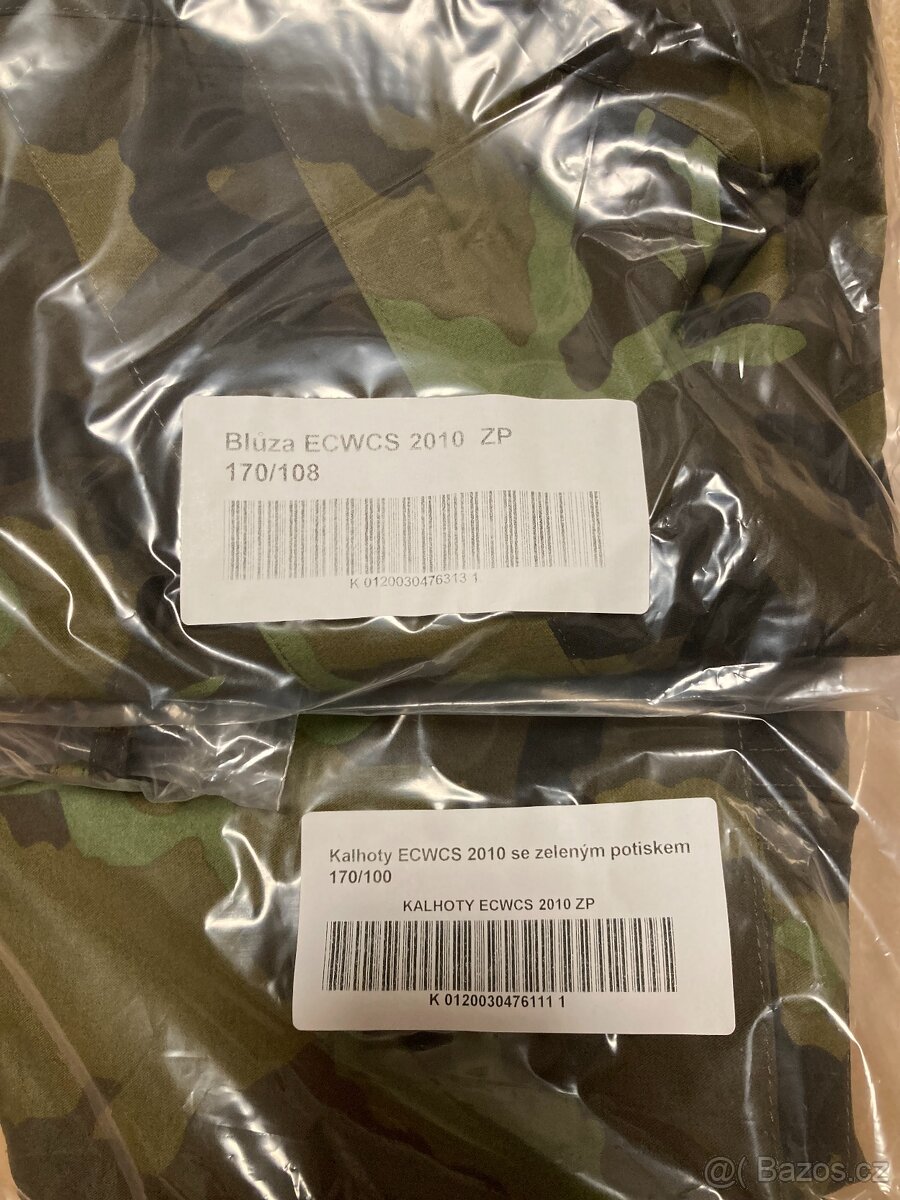 Vojenská blůza a kalhoty ECWCS