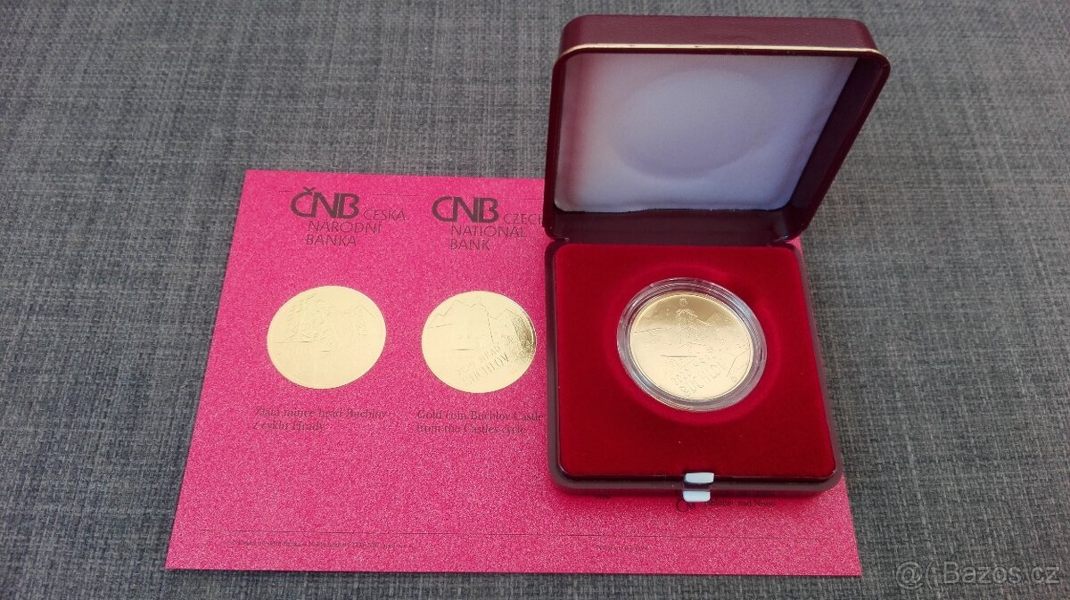 5000 Kč zlatá mince Hrad Buchlov - BK (běžná kvalita)