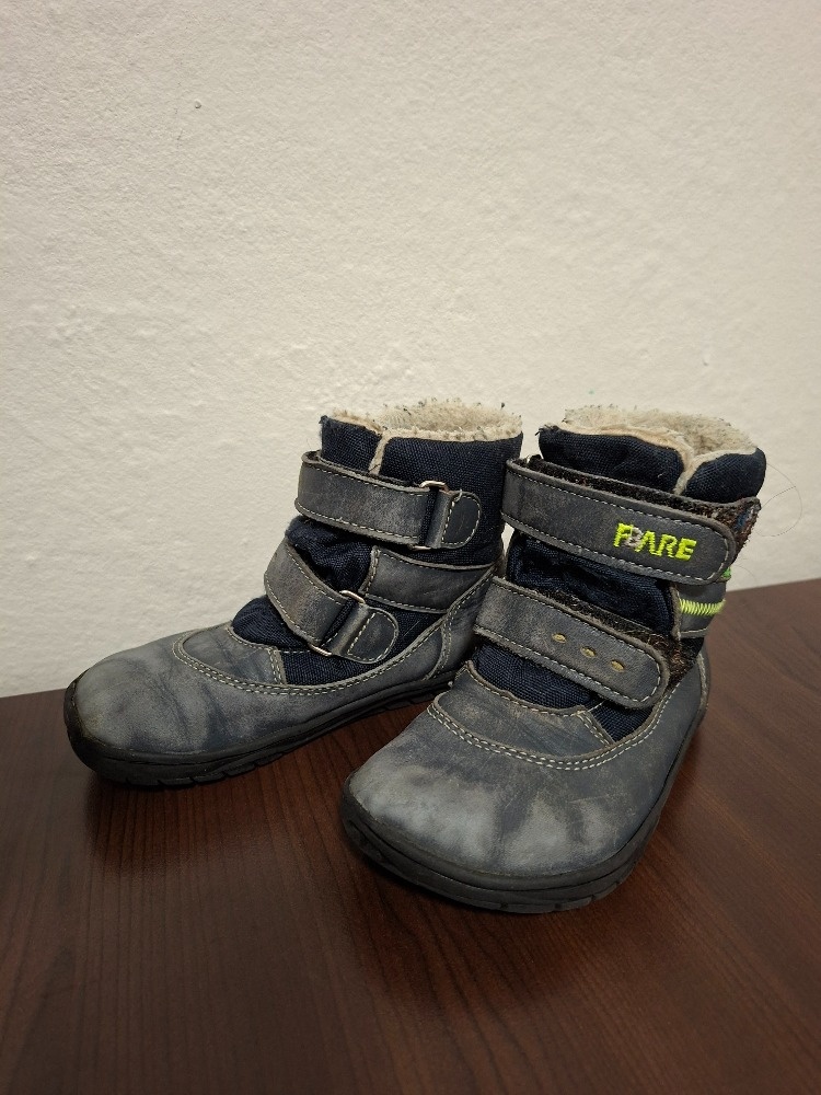 Zimní boty FARE Barefoot vel. 27