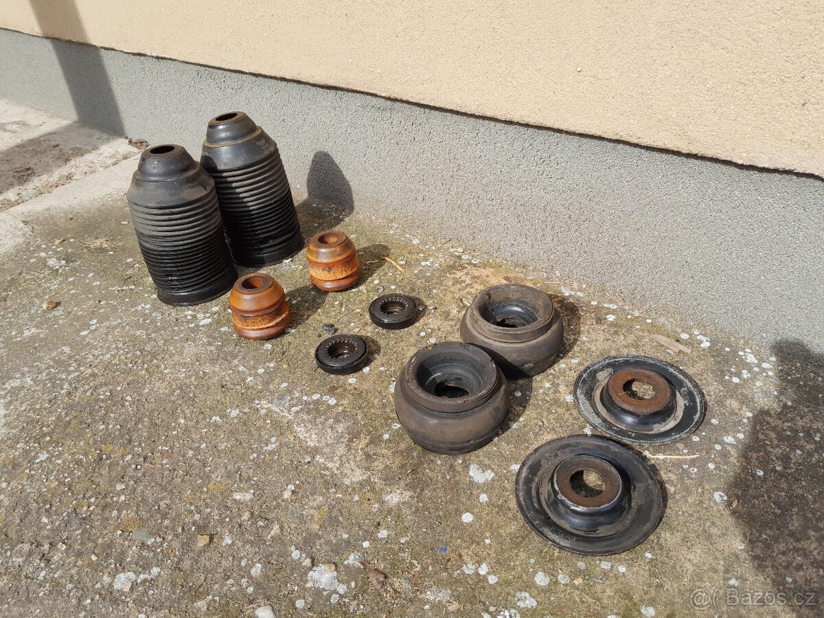 Uložení, ložiska, dorazy, prachovky