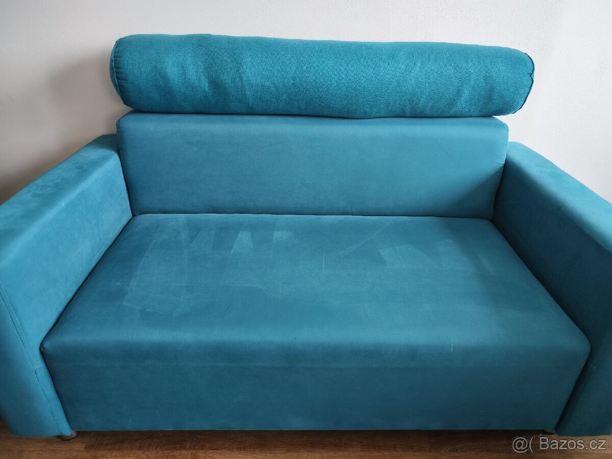 Tyrkysová pohovka / sedačka / gauč