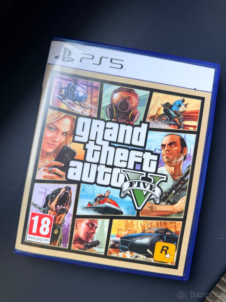 Hra GTA 5 na PS5