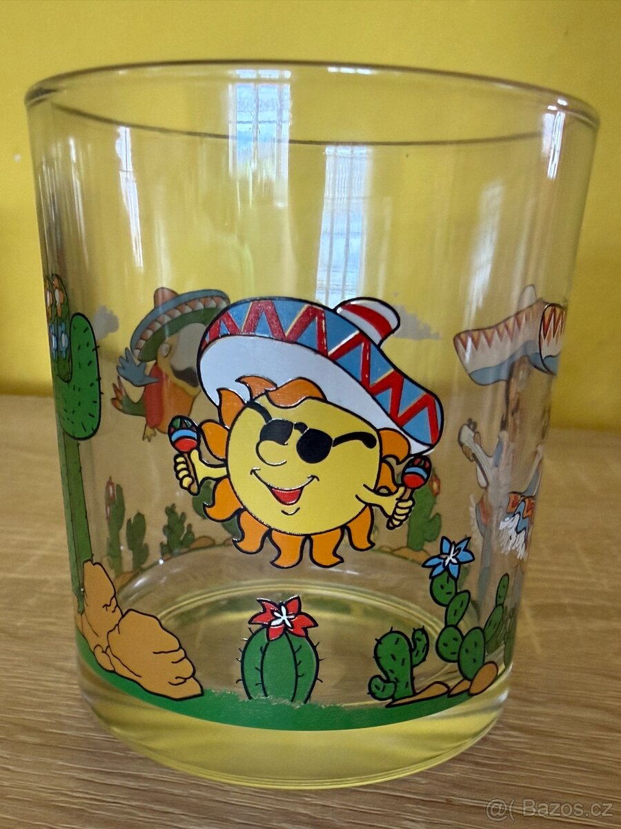 Retro skleničky pro děti
