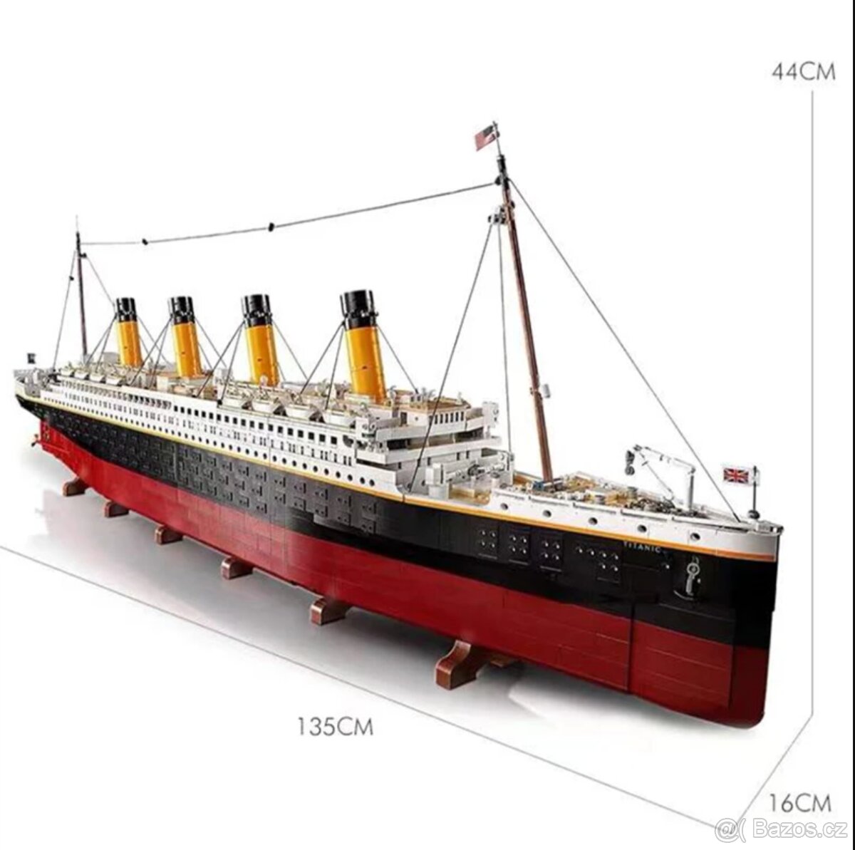 Stavebnica TITANIC + EIFFEL TOWER - nové, nehrané - typ lego