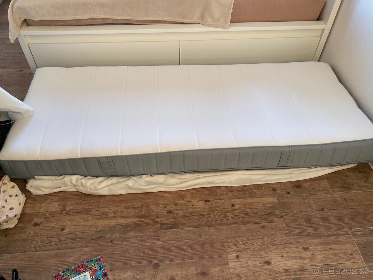 Matrace s taštičkovými pružinami, tvrdá, 80x200 cm