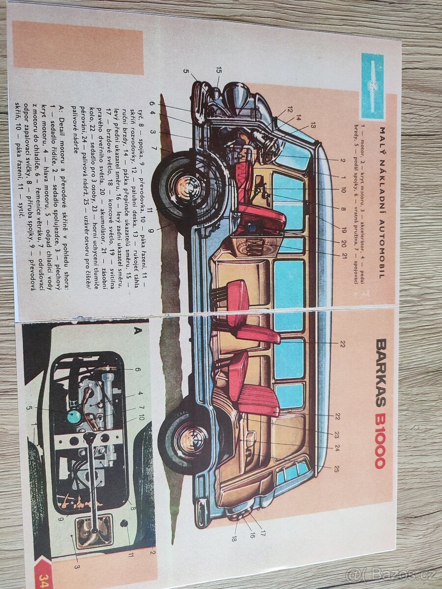 Barkas B1000 obrázek schéma