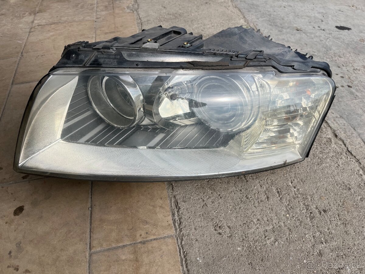 Leve predni světlo audi A8 D3 před face bi-xenon