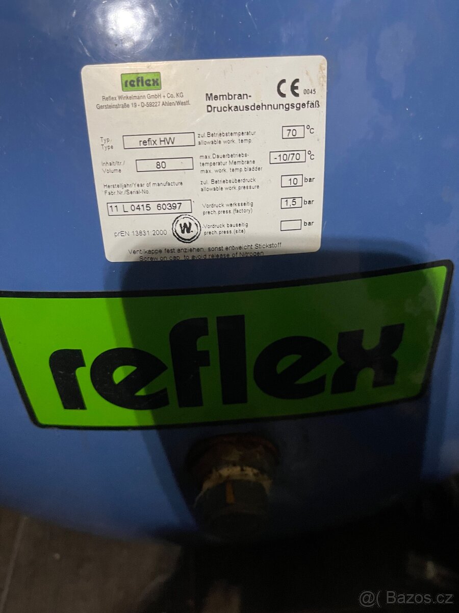 Expanzní nádoba reflex