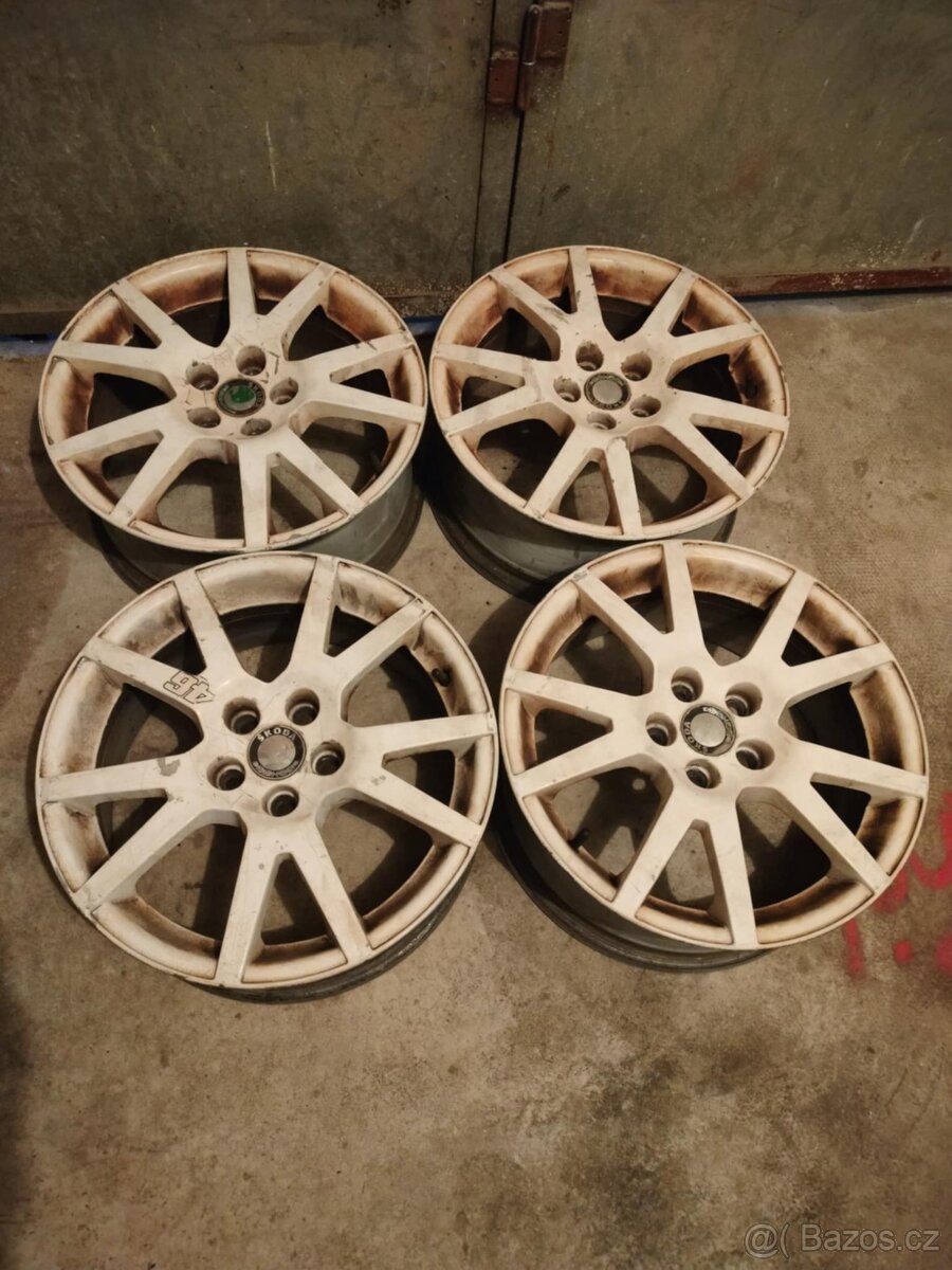 4ks alu disky orig. Škoda 5x100 r16