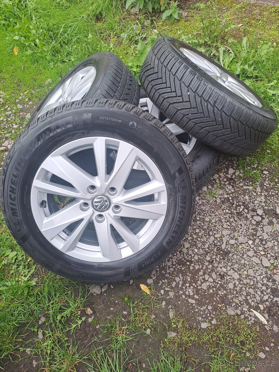 Alu kola 5x112 originál VW 205/60 R16