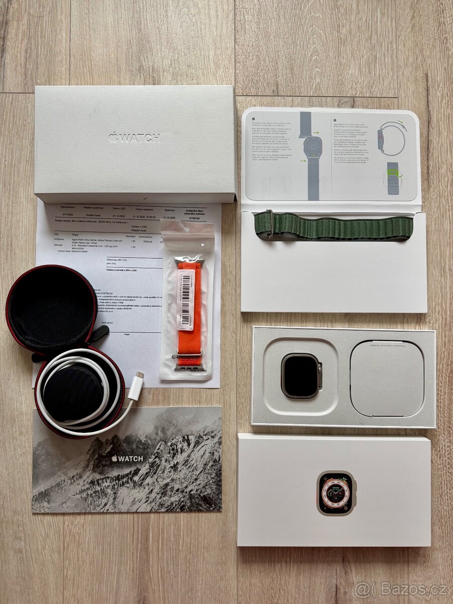 Apple Watch Ultra v pěkném stavu s komplet balením