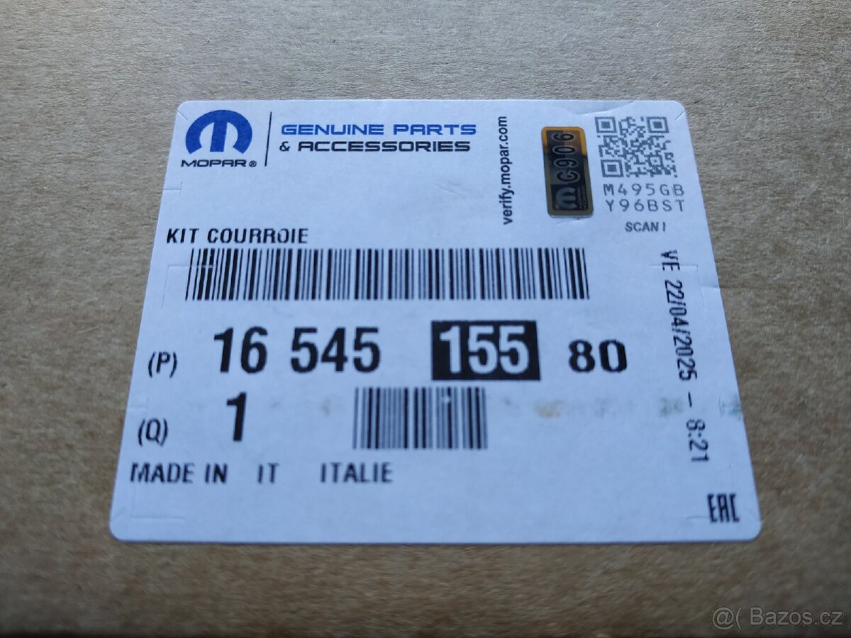 Sada rozvodového řemene PSA 1654515580