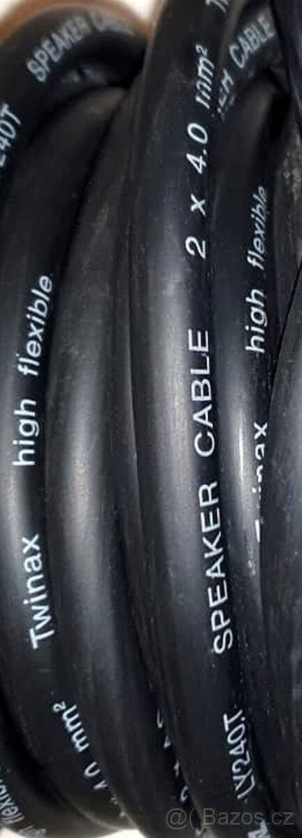 Audio kabel KLOTZ - TWINAX LY240T 2x4mm