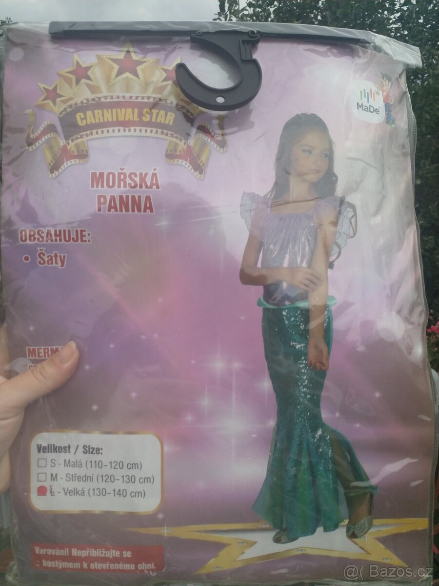 Kostým mořská panna