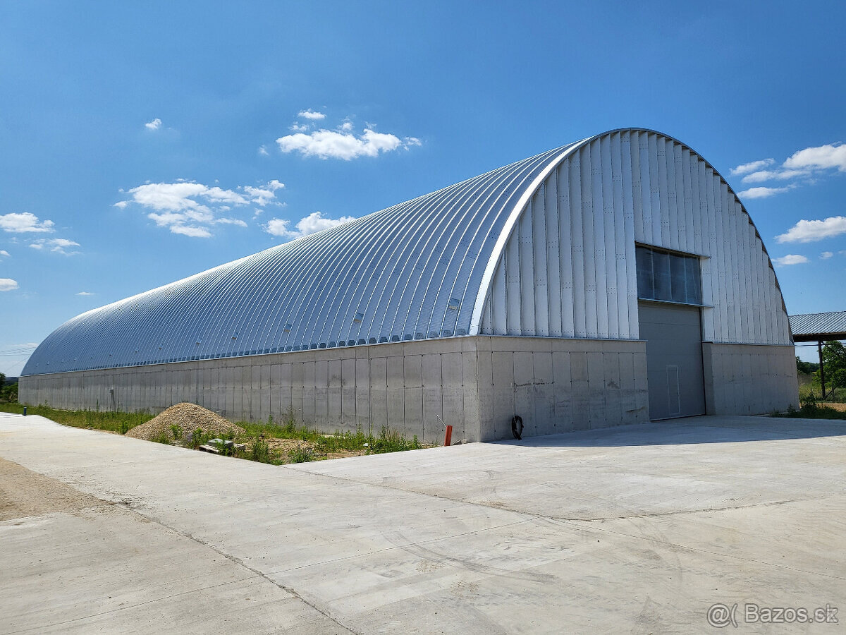 Oblouková hala EASY BUILD – 15 × 50 × 7,2 m