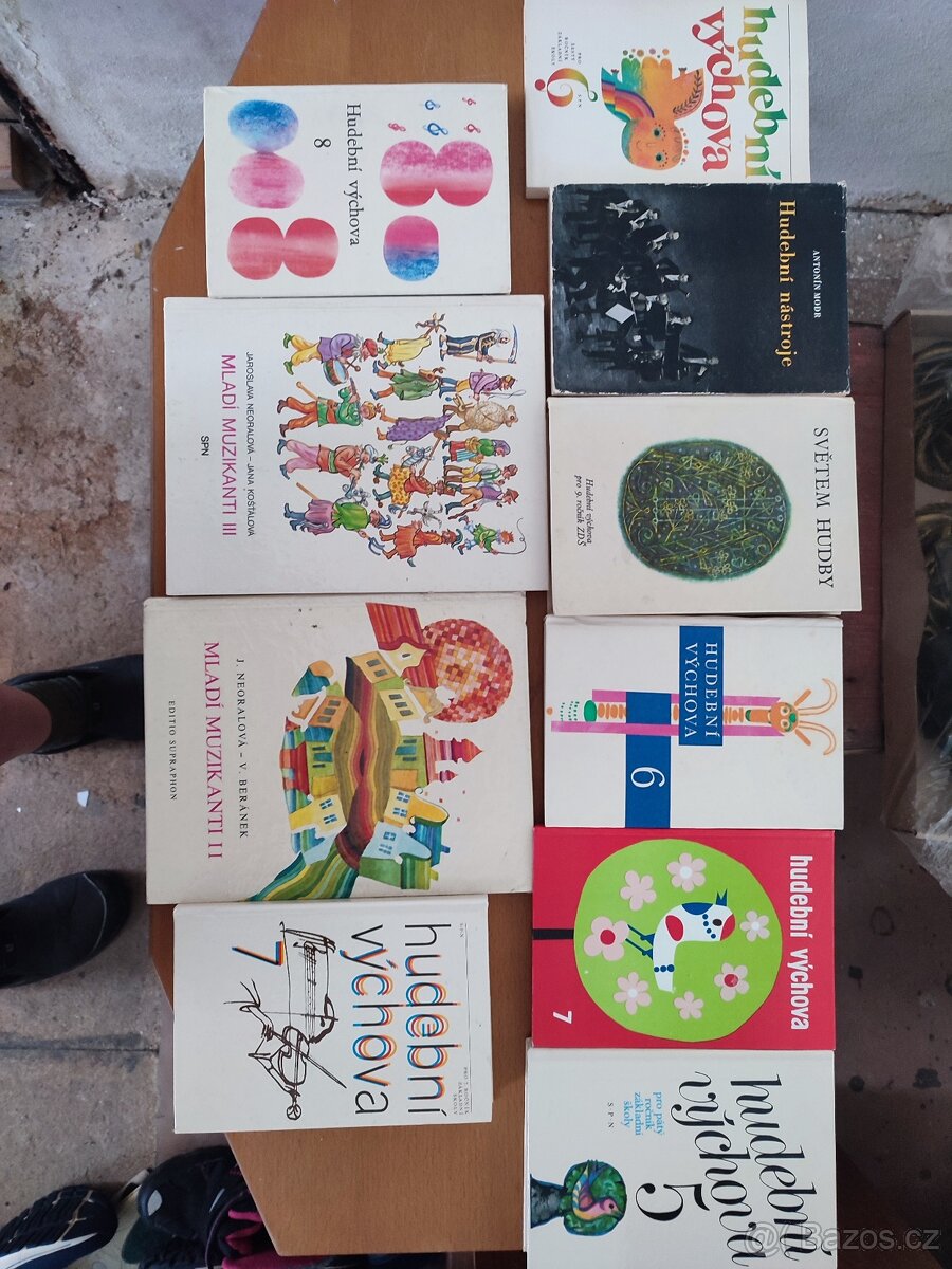 Retro učebnice staré učebnice hudební výchova