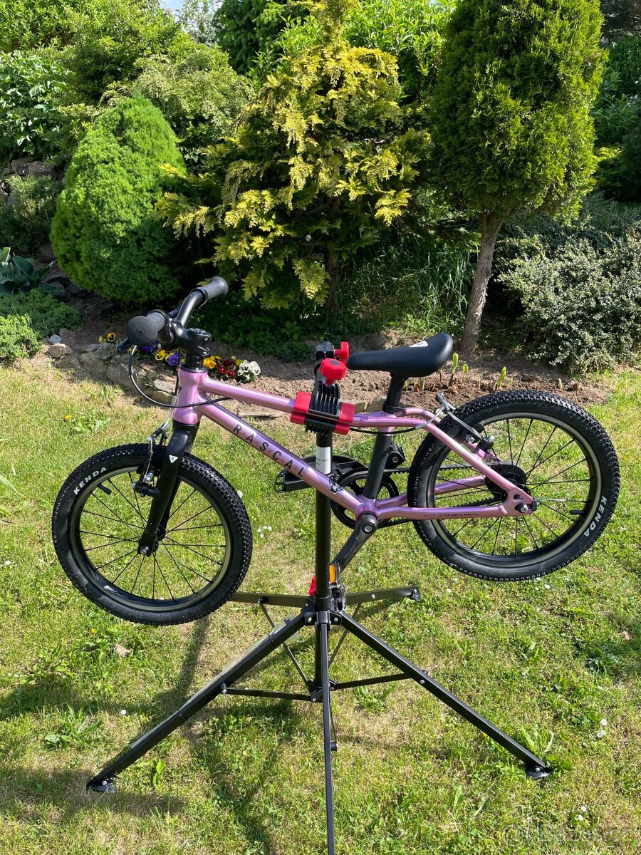 Dětské kolo Rascal 16" růžová barva