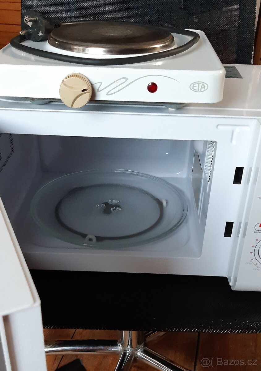 Mikrovlnná trouba ETA TYP 0208 s el.jednoplot. vařičem