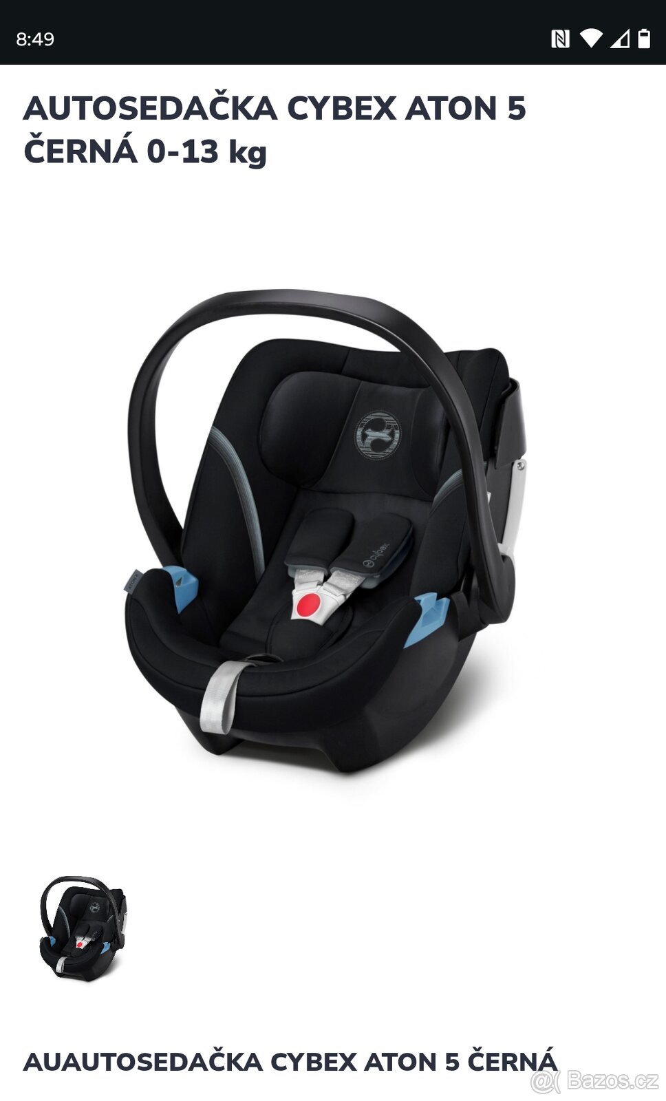 Cybex Aton 5 + Isofix zakladna