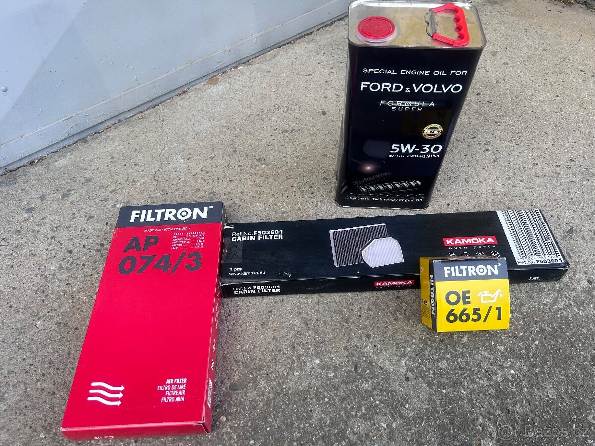 Ford Mondeo MK3 olej a filtry