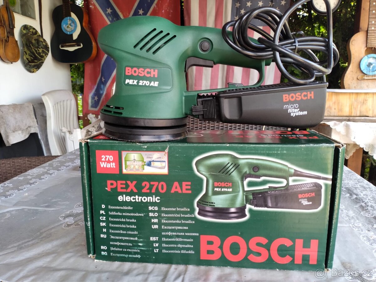 Excentrická bruska Bosch nova