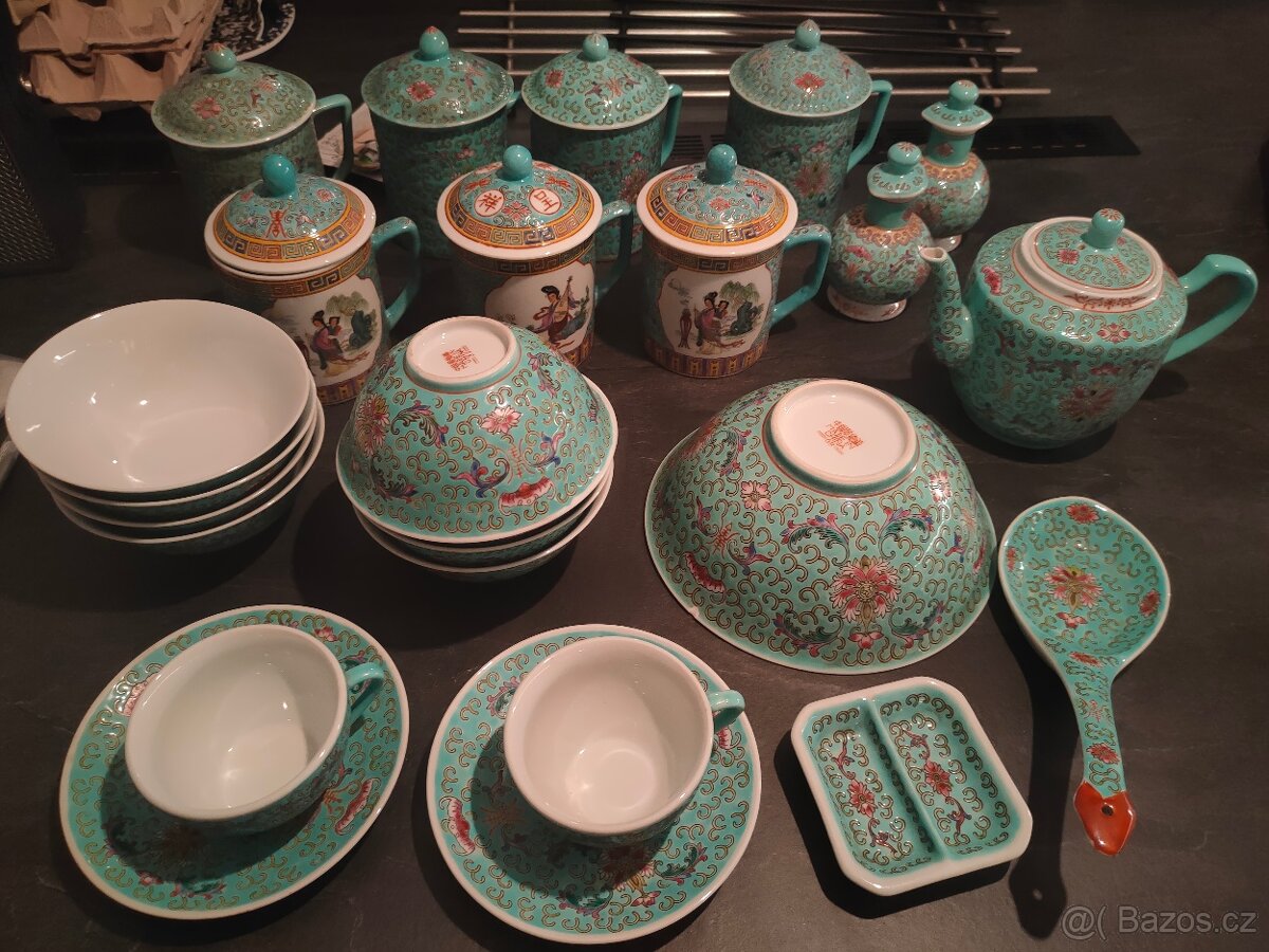 Čínský porcelán zelený