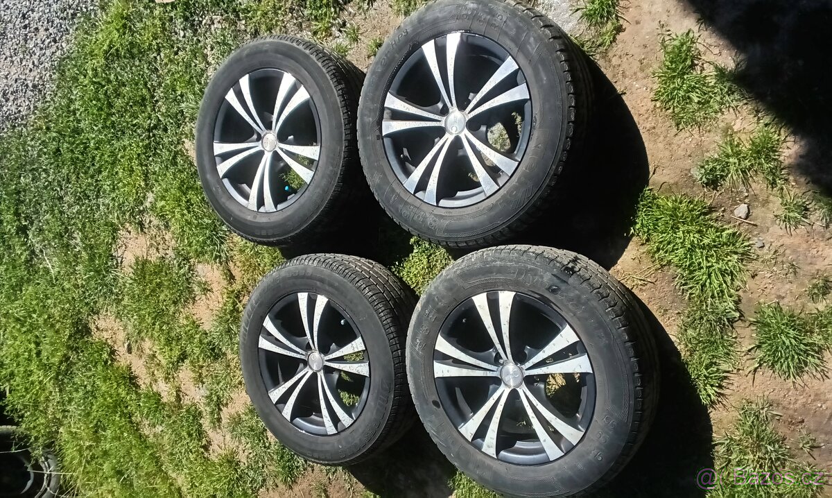 Hliníkové disky 5x100 i s pneu 195/65R15