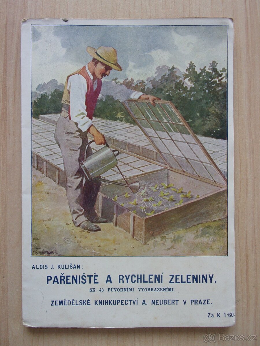STARÁ KNIHA - PAŘENIŠTĚ A RYCHLENÍ ZELENINY r.1917