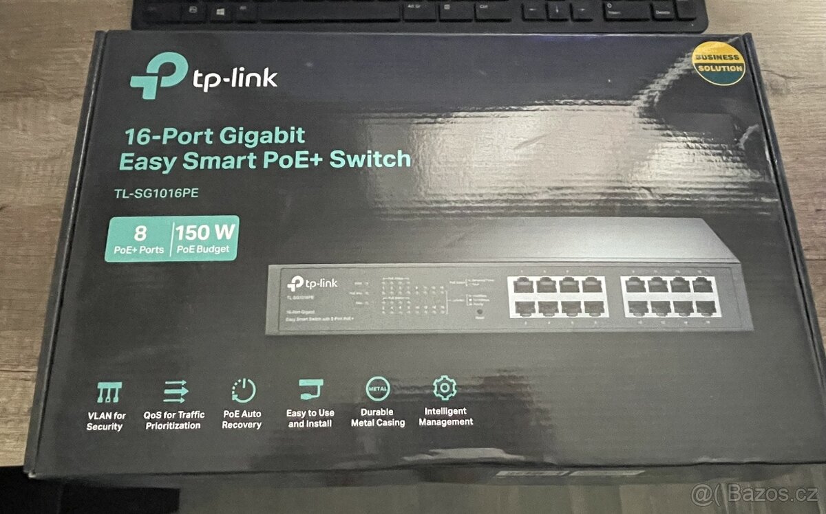 Switch TP-Link TL-SG1016PE – nový