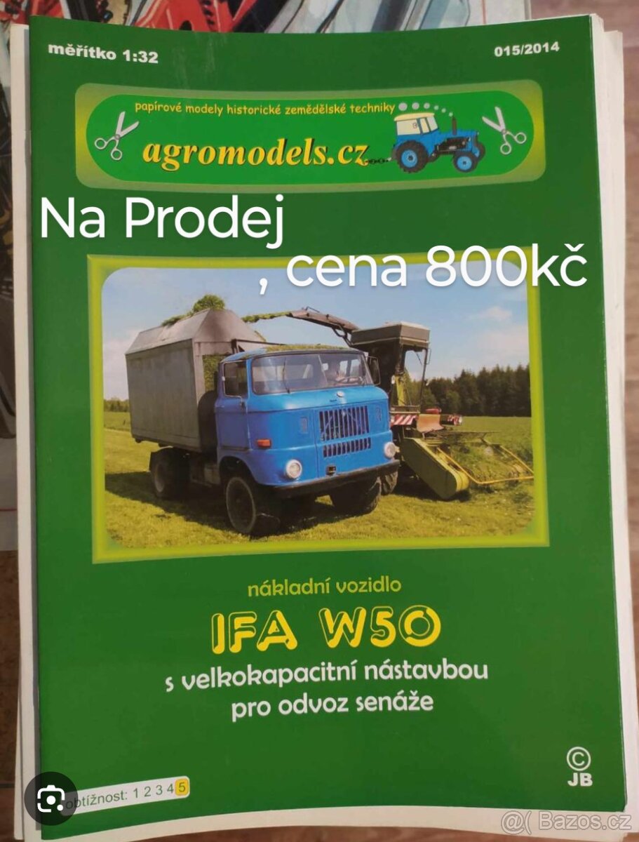 Vystřihovánka IFA W50 , 1/32