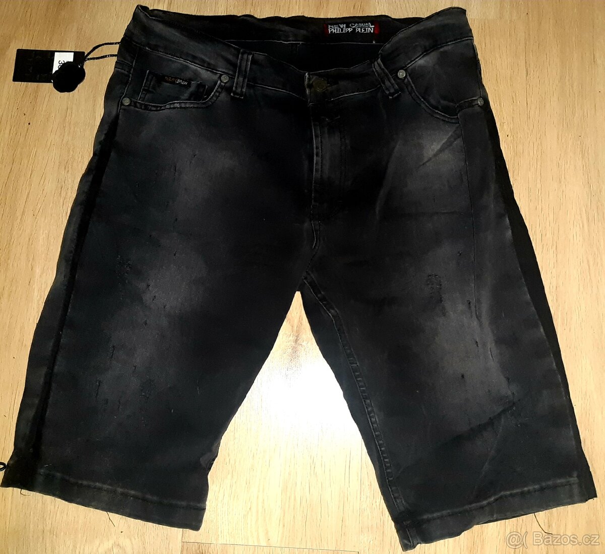 Philipp Plein pánské džínové kraťasy