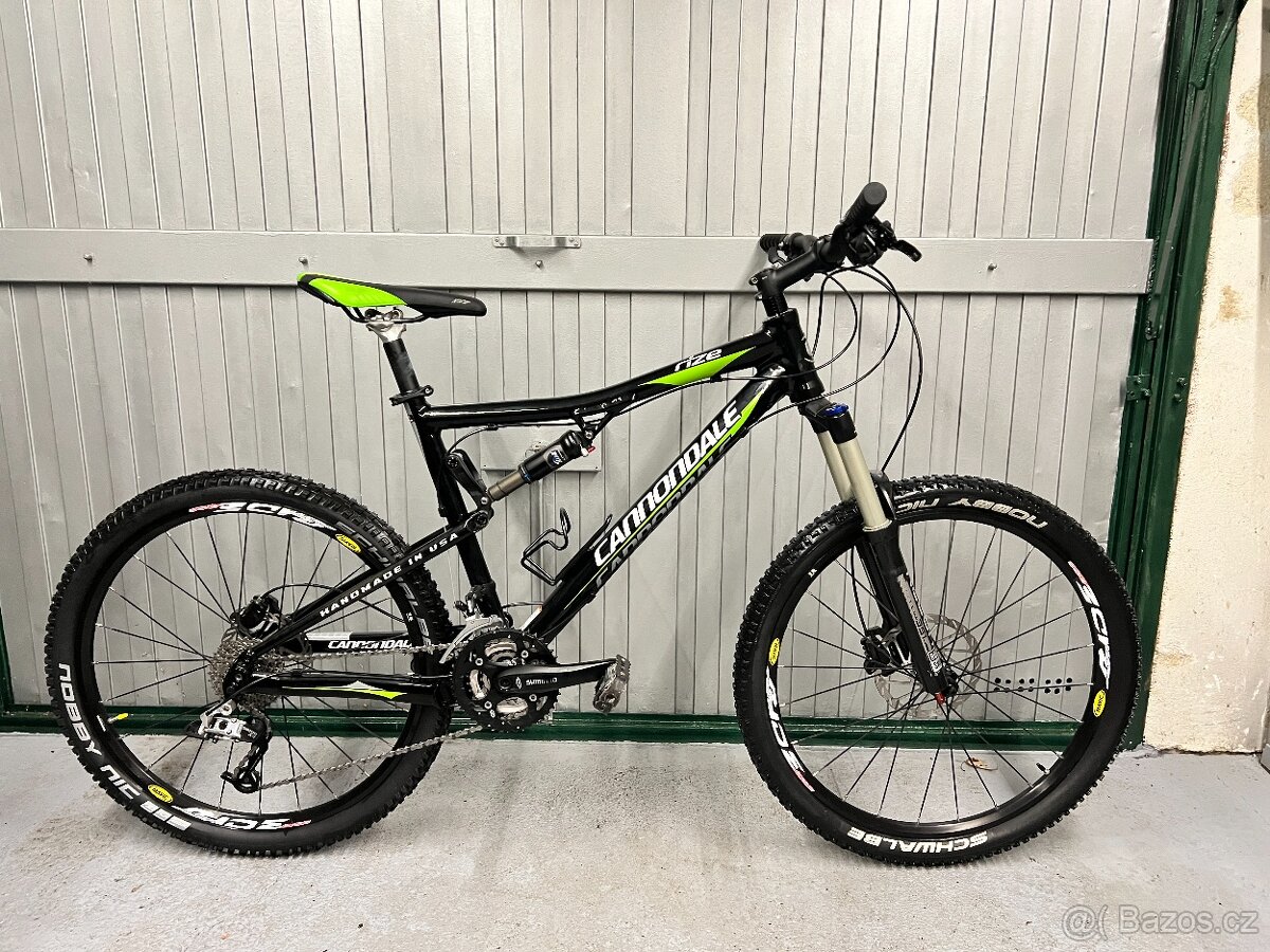 Celoodpružene kolo Cannondale Rize Top stav